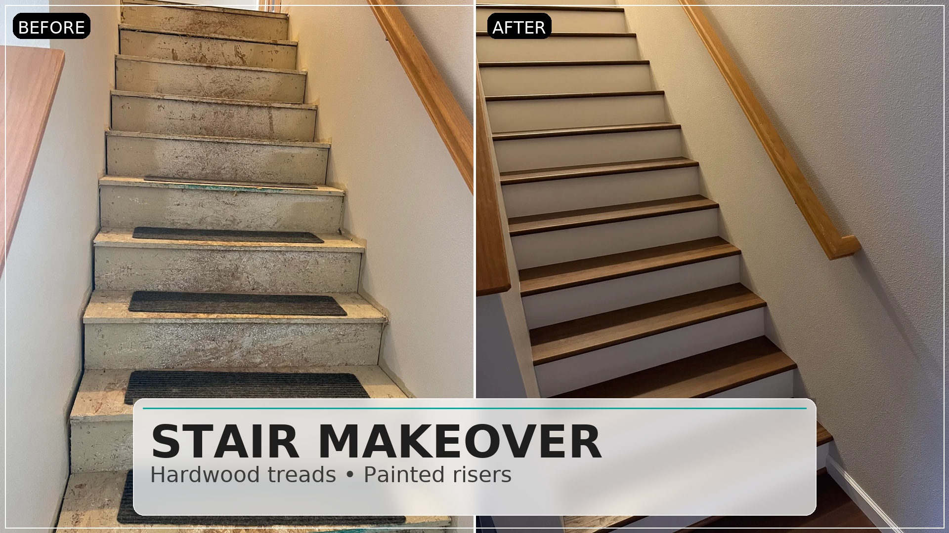 Hardwood Stair Makeover: Not Perfect—But Absolutely Worth It